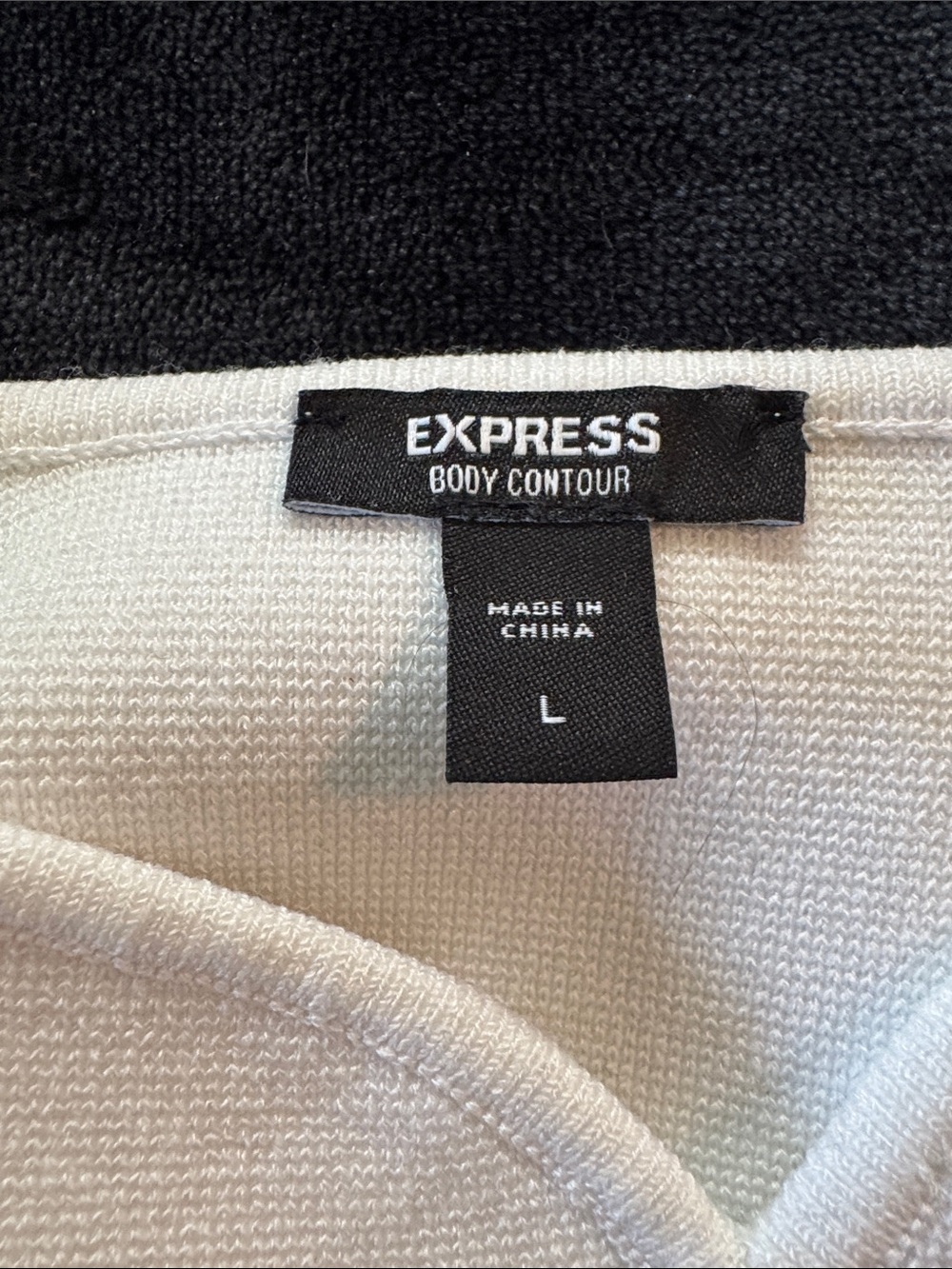 Express Cream Cropped Camisole with Adjustable Straps - Picture 2 of 3
